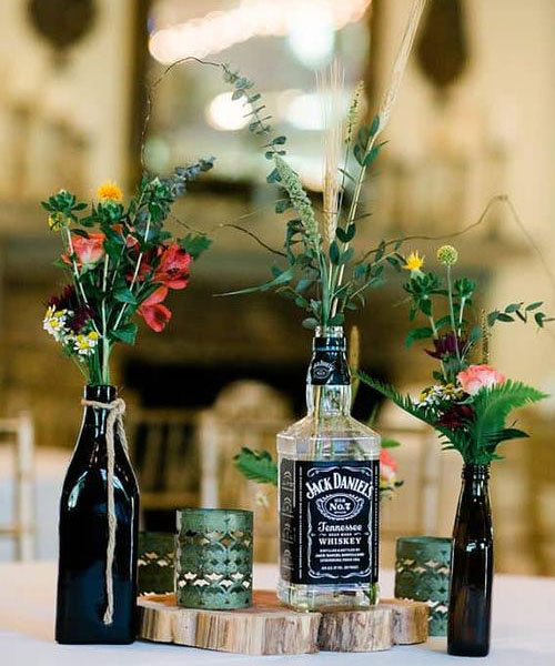 whiskey bottle vase vaso per bottiglia di whisky