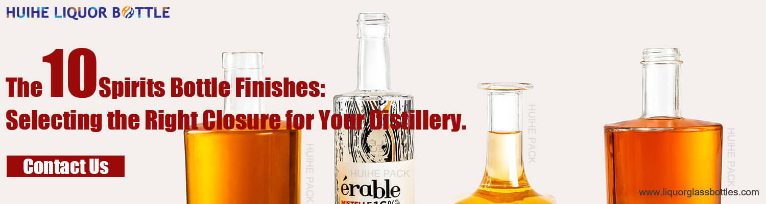 spirits bottle finish Finitura della bottiglia di alcol