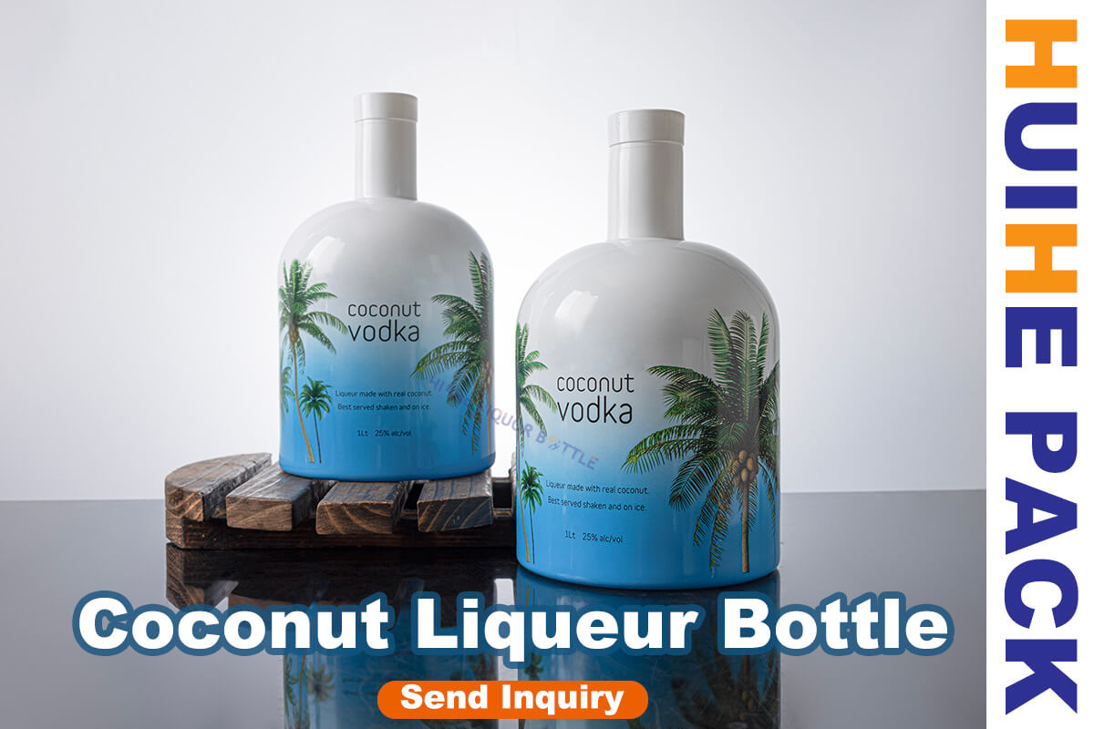 coconut liquor bottle bottiglia di liquore al cocco