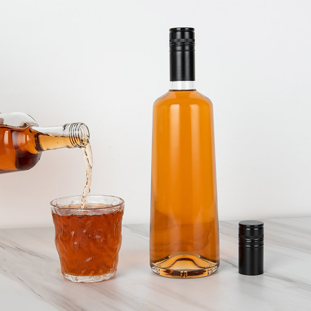 Produttore di bottiglie in tequila in vetro Super Flint Custom Top Bulk