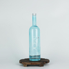 Bottiglia di vodka in vetro Arizona sottile e rotonda smerigliata