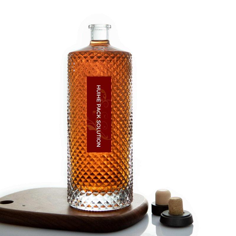 bottiglia di vetro per liquore personalizzata