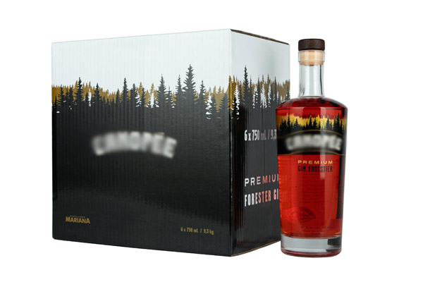 confezione di bottiglie di liquore