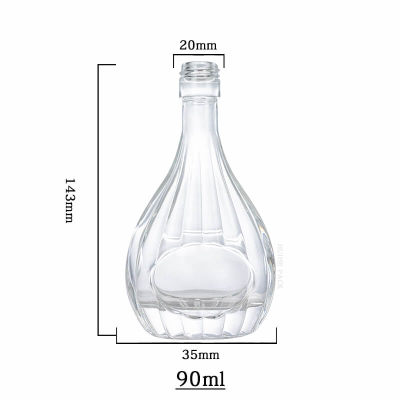 pear mini liquor bottle-capacity Capacità della bottiglia di liquori di mini liquori di pera