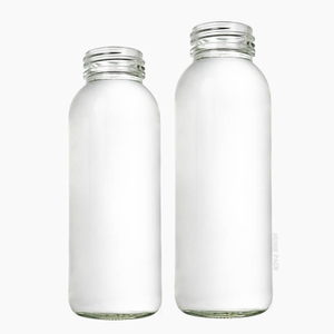 Bottiglia d'acqua per bevande in vetro a bocca larga da 320 ml 450 ml 