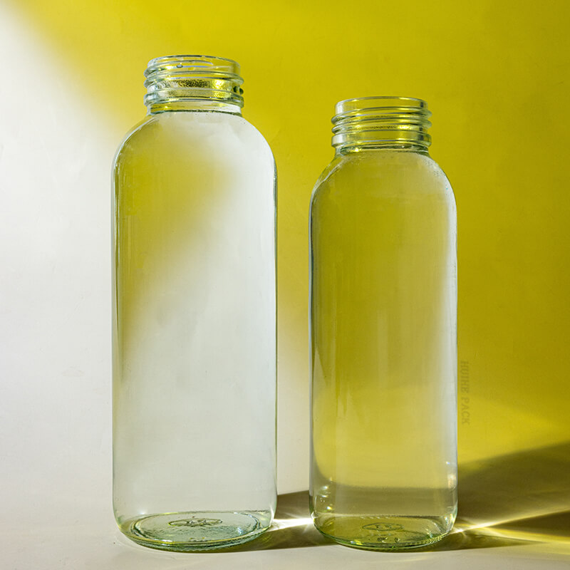 Bottiglia per bevande in vetro da 320 ml 450 ml a bocca larga (14)