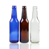 Bottiglie per imballaggio per la produzione di birra in vetro verde ambrato blu