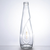 Vendita all'ingrosso personalizzata di bottiglie d'acqua in vetro dal design unico da 330 ml