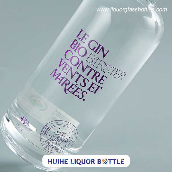 bottiglia di liquore da stampa a schermo di seta