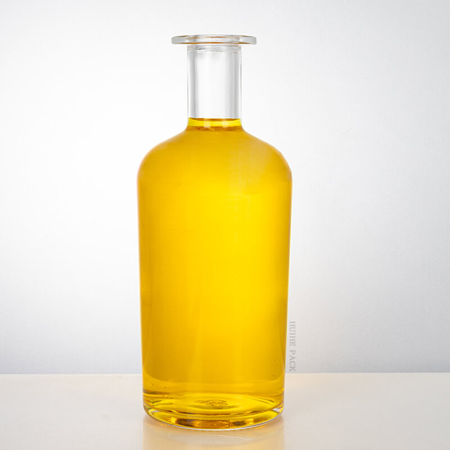 Bottiglia liquore in vetro a spalla rotonda lunga 750 ml