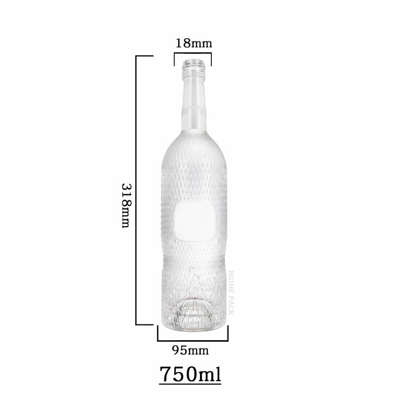 Pebble Texture Liquor Liquor Bottle-Capacity