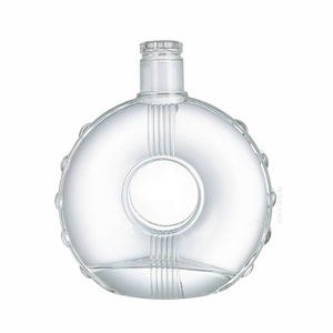 Lifebuoy forma design unico bottiglia di liquore in vetro trasparente