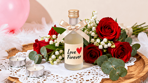Mini bottiglia di liquore per matrimoni