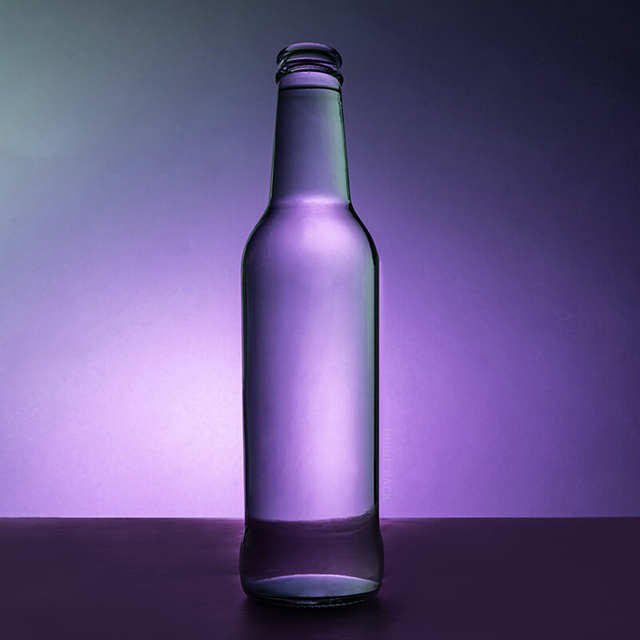 Bottiglia per bevande gassate in vetro da 280 ml con tappo a corona all'ingrosso