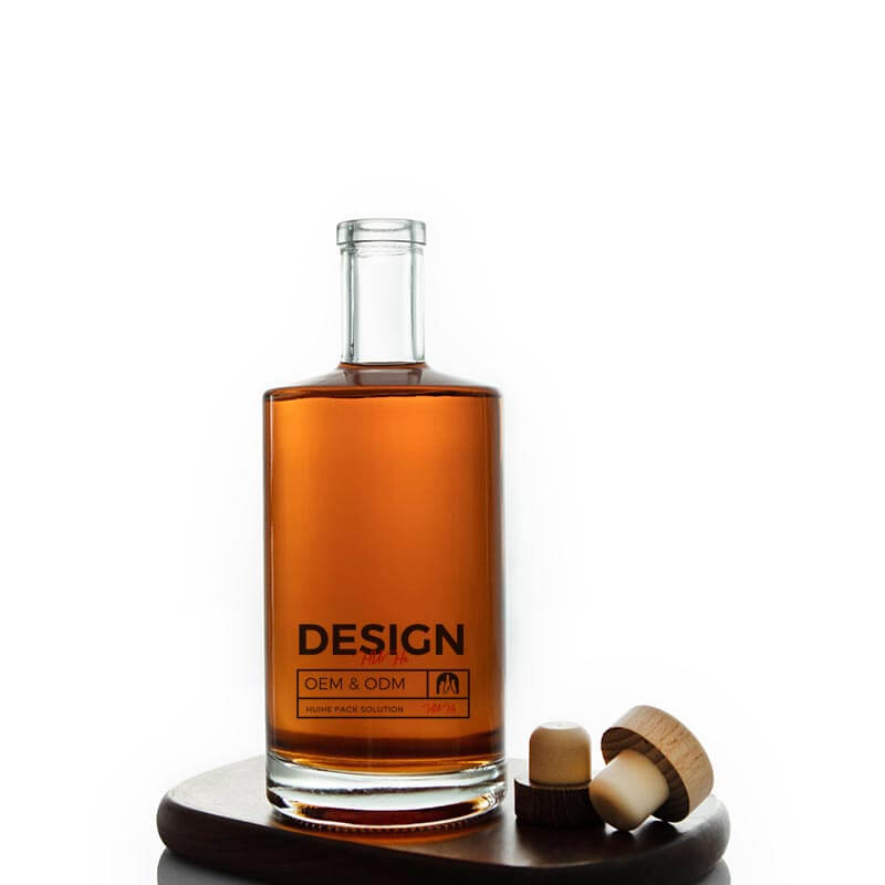 Bottiglia di liquore in vetro Jersey Super Flint da 750 ml