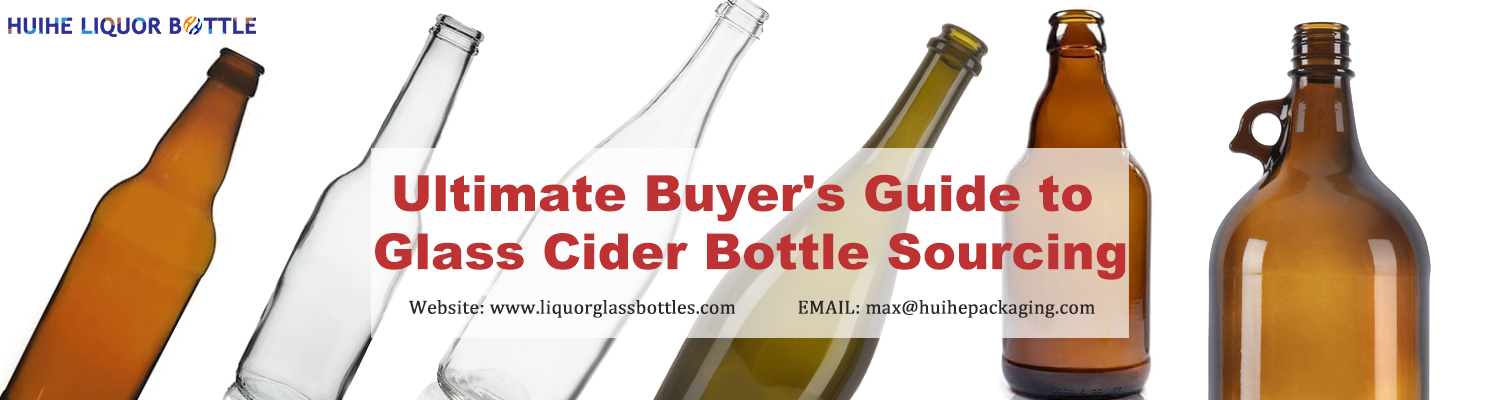 Banner Guida all'approvvigionamento di bottiglie di sidro di vetro