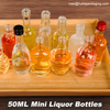 Bottiglie di liquore alcolico mini da 50 ml in miniatura sfuse all'ingrosso