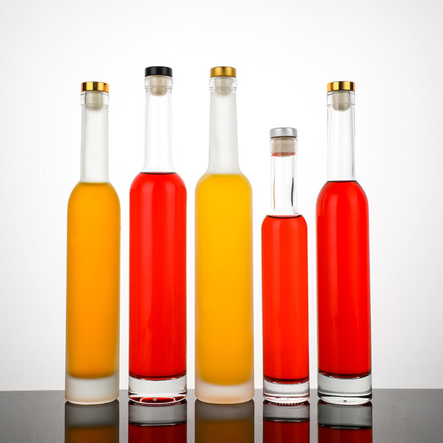 Bottiglie di vetro piccole Eiswein Icewine da 200 ml 375 ml 500 ml con tappo
