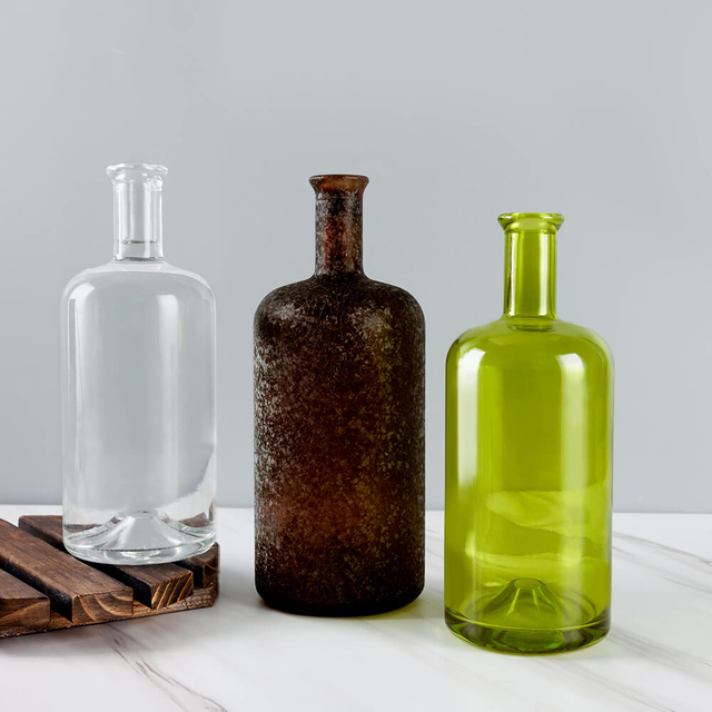 Cracking Amber 375ml 750ml 1140ml Juniper Gin Gin Bottle