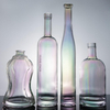 Bottiglia di liquore in vetro con rivestimento olografico per whisky rum tequila brandy vodka