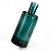 Teal Blue Logo Embossing da 375 ml di Spirit Glass Spirit Bottle