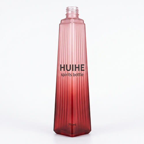 bottiglia di vodka rossa personalizzata