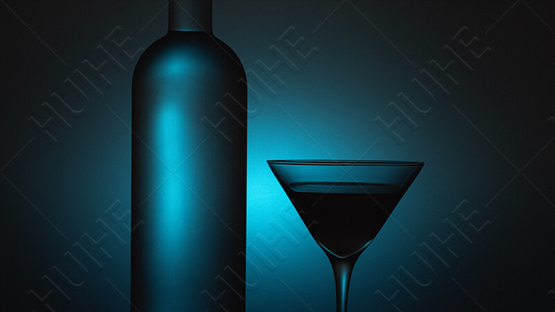 bottiglia di vodka in vetro