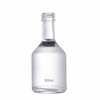 Bottiglie di alcol piccole in vetro flint trasparente da 50 ml, sfuse