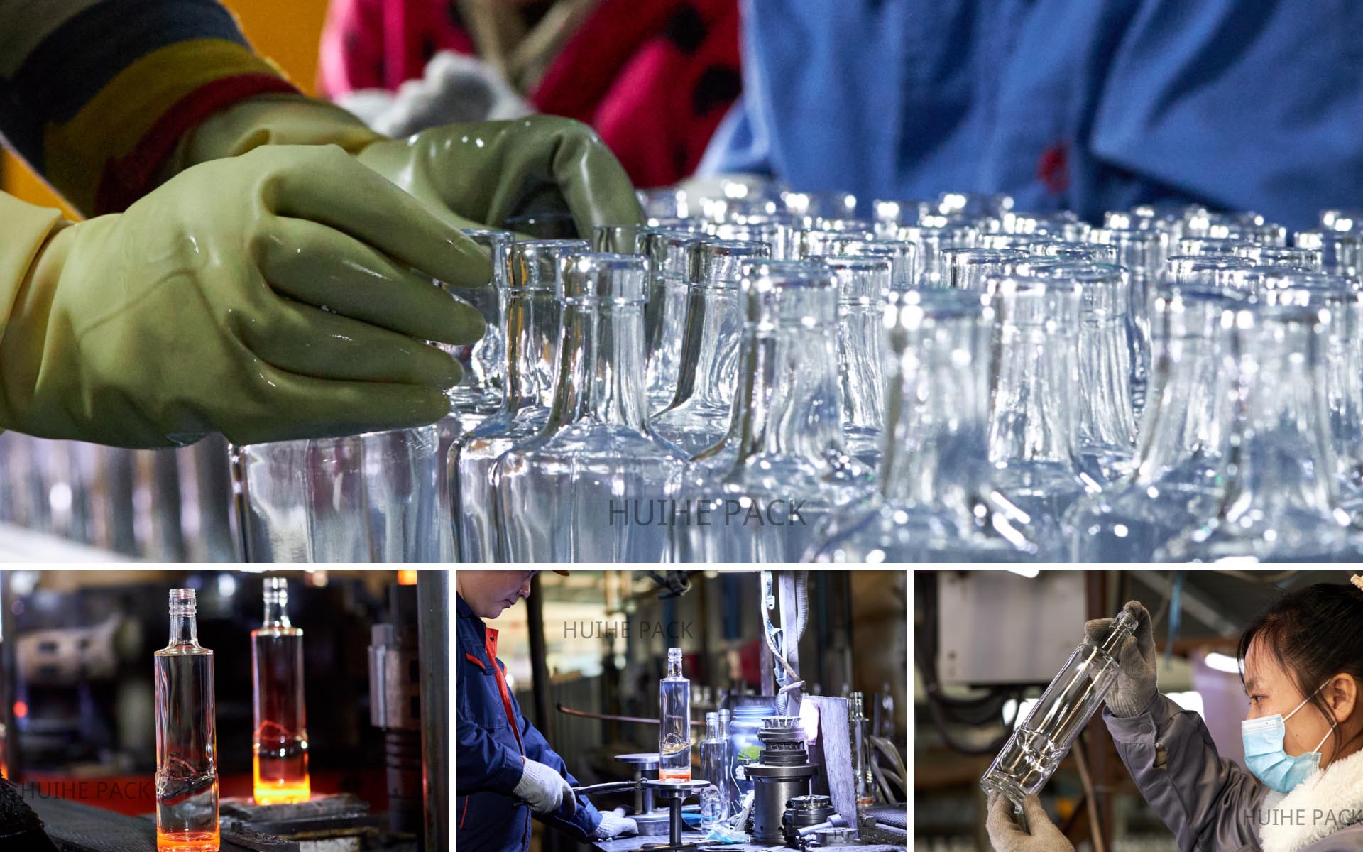 HUIHE liquor glass bottle Bottiglia di vetro a liquore huihe