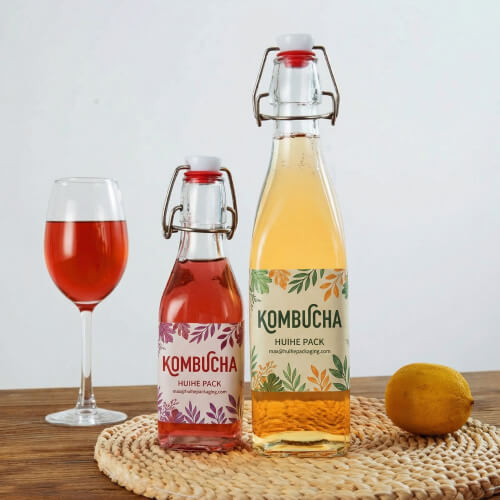 Bottiglie Kombucha con tappo oscillante da 500 ml