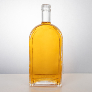 Bottiglia di liquore in vetro lungo a forma di arco da 600 ml