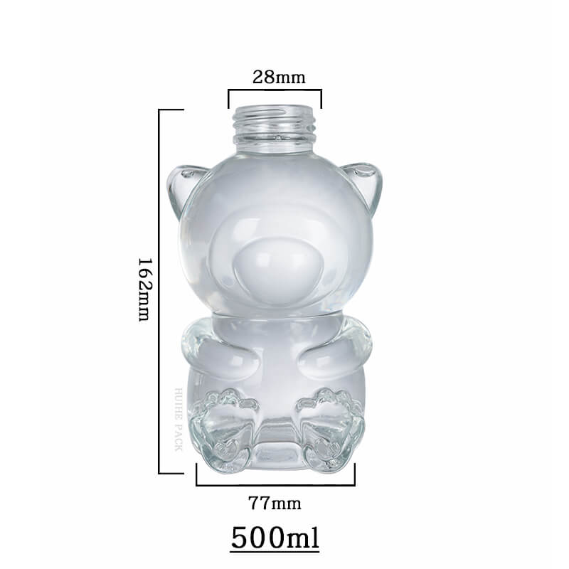 bear shape liquor bottle-capacity orso a forma di liquore in bottiglia capacità