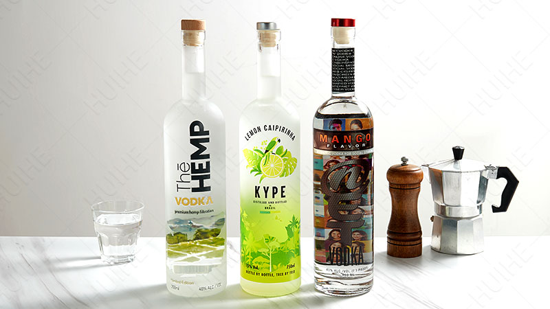 Bottiglia di liquore rotonda classica - bottiglia di liquore dell'Arizona