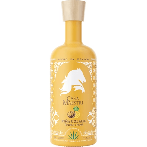 Bottiglia di crema di tequila Casa Maestri Pina Colada da 750 ml