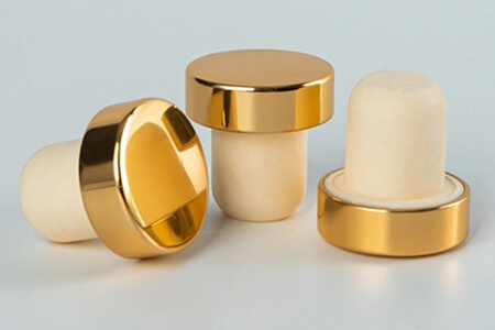 Tappi superiori in alluminio