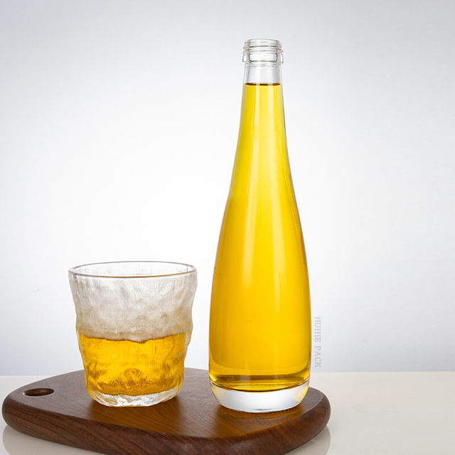 Bottiglia al liquore in vetro a collo long a collo lungo a collo bulboso all'ingrosso