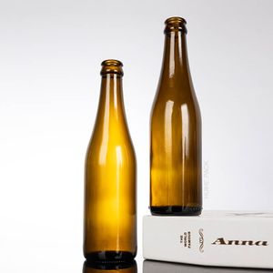 SALDI CALDA 350 ml Amber Employ Glass Beer Bottle con cappuccio a corona