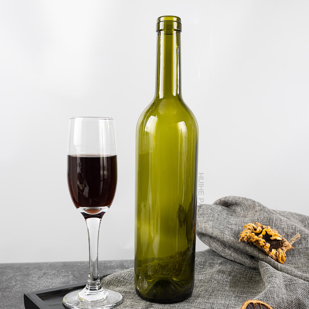 Bottiglia di vino in vetro verde da 750 ml 765 ml (8)