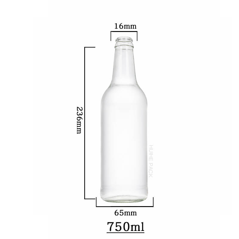 750ml beverage bottle glass (12) Bottiglia per bevande in vetro da 750 ml (12)