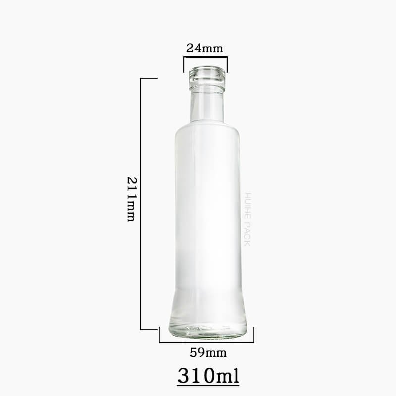 310ml glass beverge bottle (2) Bottiglia per bevande in vetro da 310 ml (2)