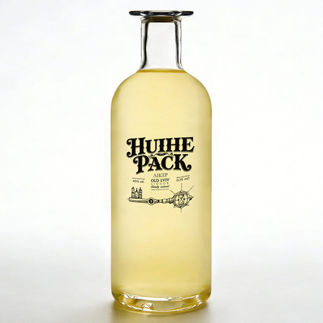 Bottiglia in vetro Oslo Apothek da 50cl 70cl 75cl con collo a carnette