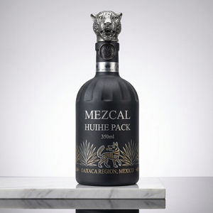 Bottiglia liquore in vetro trasparente a spalla bulbosa da 350 ml