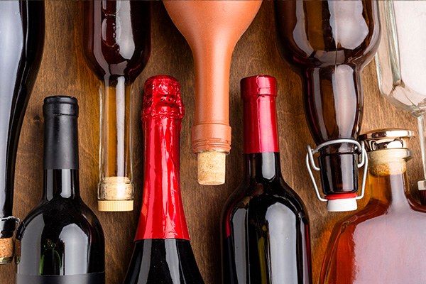 Bottiglia di liquore Bulk