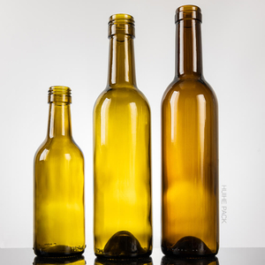 Bottiglia di vino bordolese in vetro verde mezza bottiglia da 175 ml 375 ml Commercio all'ingrosso