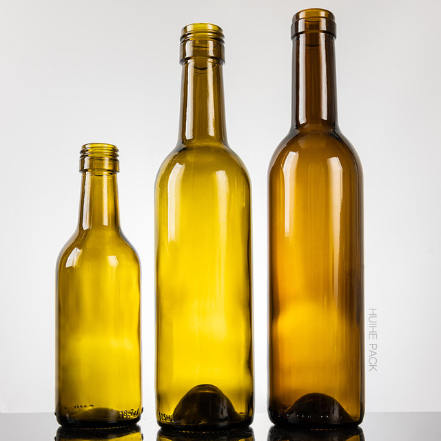 Bottiglia di vino bordolese in vetro verde mezza bottiglia da 175 ml 375 ml Commercio all'ingrosso