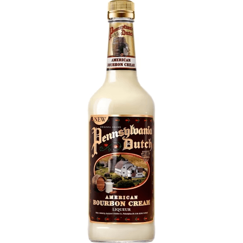 Bottiglia da 750 ml di crema di bourbon americano olandese della Pennsylvania