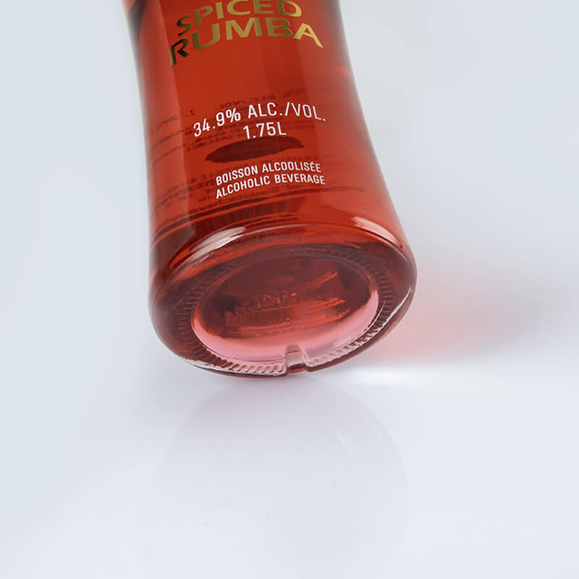 Bottiglia di vodka in vetro da 1,75 litri extra grande con coperchio a vite