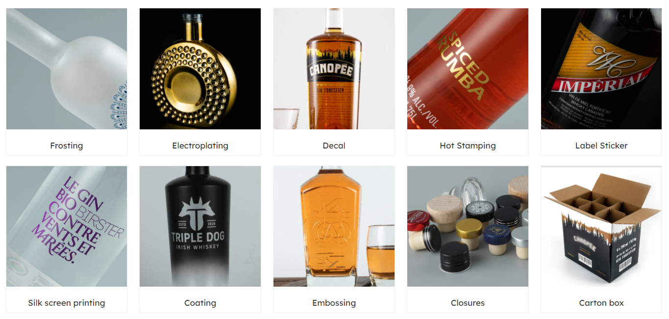 bottiglia di whisky personalizzata