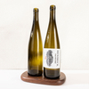 Bottiglie di vino Hock Rhine Riesling verde oliva con tappo in sughero