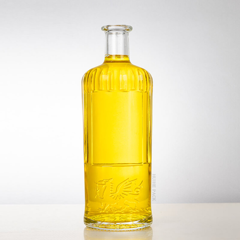 Motivi a coste verticali bottiglie di liquore in vetro dedicato